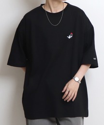 【Mark Gonzales / マークゴンザレス】 ワンポイントロゴ刺繍 ビッグシルエットTシャツ