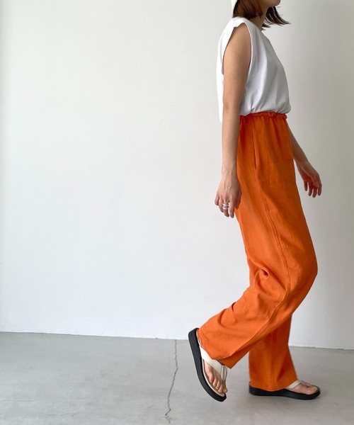 CANAL JEAN（キャナルジーン）の「El mar(エルマール) ワイドショルダータンクトップ（タンクトップ・レディース・ホワイト/ブラック・ONE SIZE）」の5枚目の写真