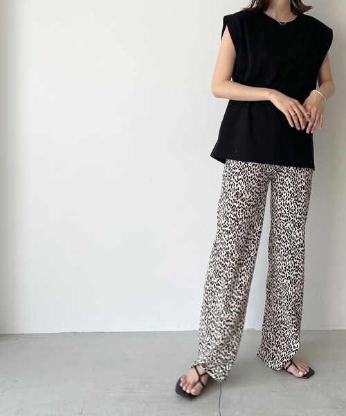 CANAL JEAN（キャナルジーン）の「El mar(エルマール) ワイドショルダータンクトップ（タンクトップ・レディース・ホワイト/ブラック・ONE SIZE）」の13枚目の写真