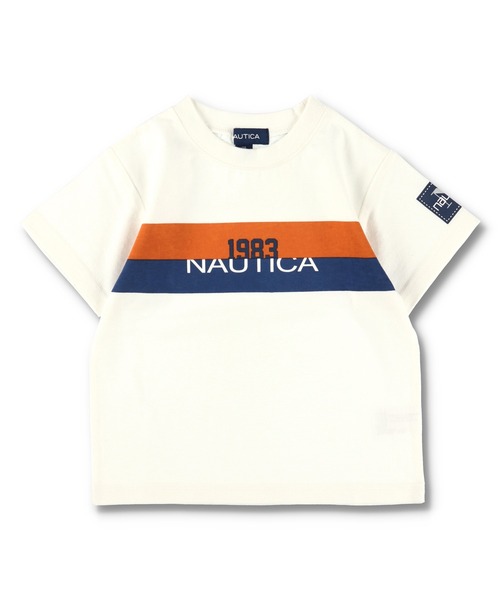 NAUTICA（ノーティカ）の「【NAUTICA/ノーティカ】カラーラインプリントTシャツ（Tシャツ/カットソー・キッズ・ブラック/オフホワイト・150cm/130cm/110cm/100cm/140cm/120cm）」の5枚目の写真