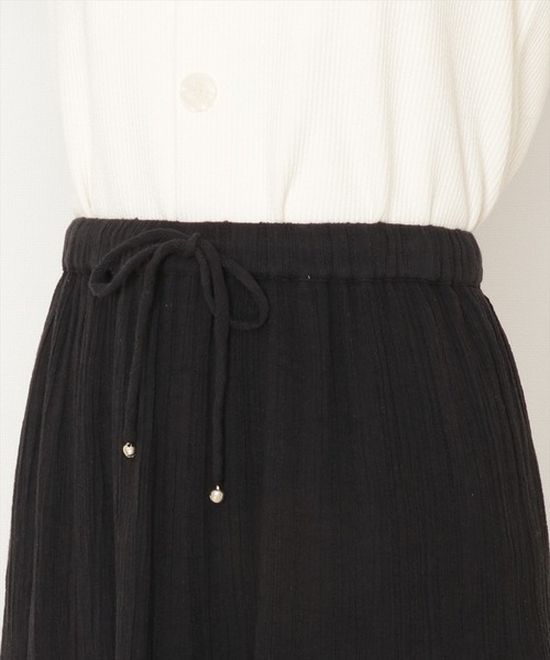 WILLSELECTION(ウィルセレクション)の「ボイル楊柳ティアードスカート(スカート・レディース・ブラック/ベージュ/オフホワイト・MEDIUM)」の17枚目の写真