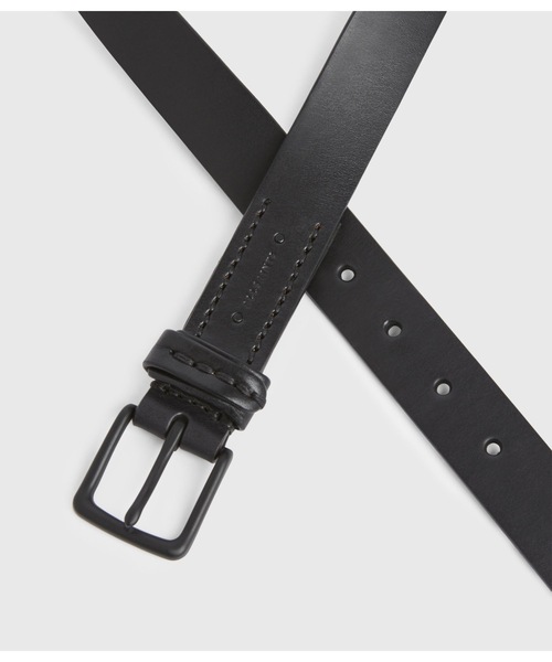 ALLSAINTS（オールセインツ）の「THORN LEATHER BELT | THORN レザー ベルト（ベルト・メンズ・ブラック・30/32/34）」の4枚目の写真