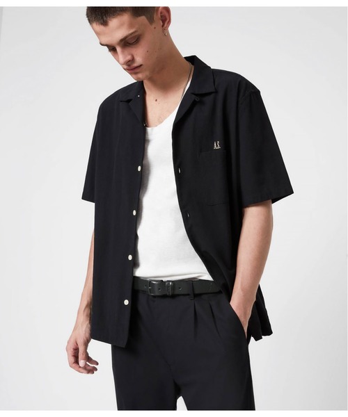 ALLSAINTS（オールセインツ）の「THORN LEATHER BELT | THORN レザー ベルト（ベルト・メンズ・ブラック・30/32/34）」の9枚目の写真