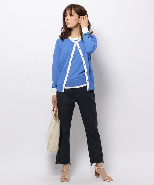 BARNYARDSTORM（バンヤードストーム）の「BARNYARDSTORM / ハイショクアンサンブルニット（アンサンブル・レディース・ホワイト/ブラック/ブルー・FREE）」の10枚目の写真