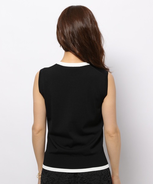 BARNYARDSTORM（バンヤードストーム）の「BARNYARDSTORM / ハイショクアンサンブルニット（アンサンブル・レディース・ホワイト/ブラック/ブルー・FREE）」の12枚目の写真