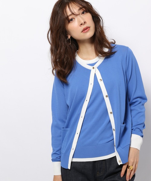 BARNYARDSTORM（バンヤードストーム）の「BARNYARDSTORM / ハイショクアンサンブルニット（アンサンブル・レディース・ホワイト/ブラック/ブルー・FREE）」の11枚目の写真