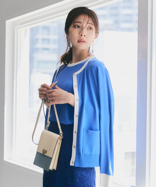 BARNYARDSTORM（バンヤードストーム）の「BARNYARDSTORM / ハイショクアンサンブルニット（アンサンブル・レディース・ホワイト/ブラック/ブルー・FREE）」の13枚目の写真