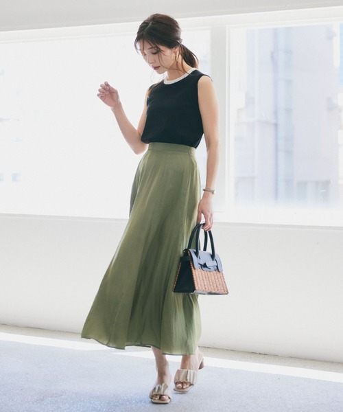 BARNYARDSTORM（バンヤードストーム）の「BARNYARDSTORM / ハイショクアンサンブルニット（アンサンブル・レディース・ホワイト/ブラック/ブルー・FREE）」の4枚目の写真