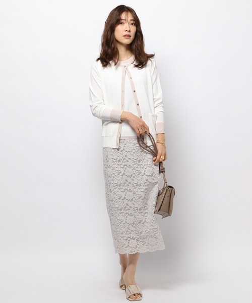 BARNYARDSTORM（バンヤードストーム）の「BARNYARDSTORM / ハイショクアンサンブルニット（アンサンブル・レディース・ホワイト/ブラック/ブルー・FREE）」の5枚目の写真