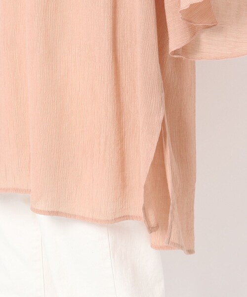 THE SHOP TK （ザ ショップ ティーケー ）の「◆楊柳カフタンチュニックブラウス（シャツ/ブラウス・レディース・チャコールグレー/ベビーピンク/オフホワイト・13/12）」の5枚目の写真