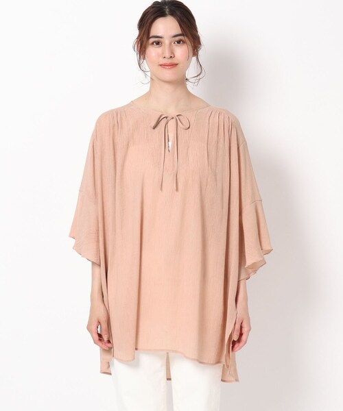 THE SHOP TK （ザ ショップ ティーケー ）の「◆楊柳カフタンチュニックブラウス（シャツ/ブラウス・レディース・チャコールグレー/ベビーピンク/オフホワイト・13/12）」の14枚目の写真