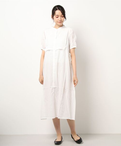 ehka sopo（エヘカソポ）の「レイヤードワンピース（ワンピース・レディース・オフホワイト/ベージュ/ブルー・ﾌﾘ-）」の6枚目の写真