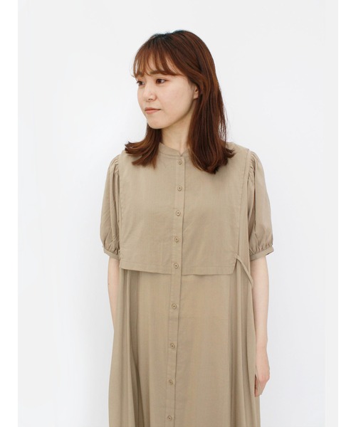 ehka sopo（エヘカソポ）の「レイヤードワンピース（ワンピース・レディース・オフホワイト/ベージュ/ブルー・ﾌﾘ-）」の7枚目の写真