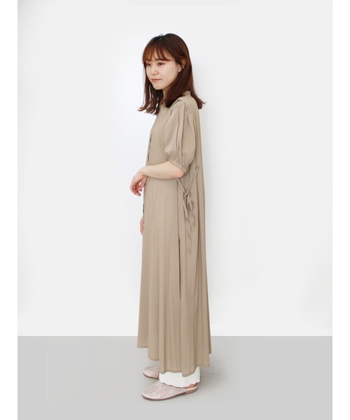 ehka sopo（エヘカソポ）の「レイヤードワンピース（ワンピース・レディース・オフホワイト/ベージュ/ブルー・ﾌﾘ-）」の11枚目の写真