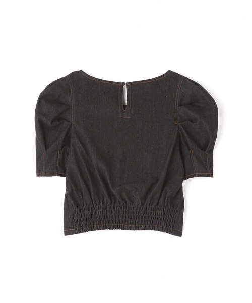 FREE'S MART(フリーズマート)の「◇スクエアネック短丈半袖ボリュームスリーブブラウス(シャツ/ブラウス・レディース・ブラック系その他/ベージュ系その他/ライトグリーン系/パープル系その他・FREE)」の18枚目の写真