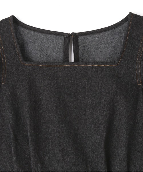 FREE'S MART(フリーズマート)の「◇スクエアネック短丈半袖ボリュームスリーブブラウス(シャツ/ブラウス・レディース・ブラック系その他/ベージュ系その他/ライトグリーン系/パープル系その他・FREE)」の19枚目の写真