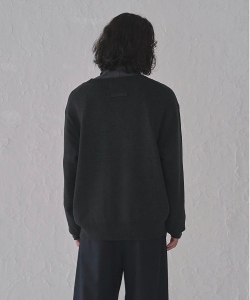 DOOPZ(ドープス)の「LOOSE BASIC V NECK KNIT/ルーズベーシックVネックニット(ニット/セーター・メンズ・チャコールグレー/ブラウン/グレー・SMALL/MEDIUM/LARGE)」の7枚目の写真