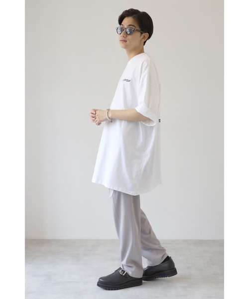 CREARE -LINO-（クレアーレリノ）の「【2021春夏】ストリートプリント スーパービッグシルエットTシャツ<ユニセックス>（Tシャツ/カットソー・メンズ・ホワイト/ブラック・FREE）」の11枚目の写真