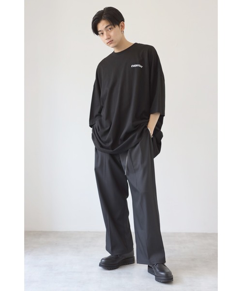 CREARE -LINO-（クレアーレリノ）の「【2021春夏】ストリートプリント スーパービッグシルエットTシャツ<ユニセックス>（Tシャツ/カットソー・メンズ・ホワイト/ブラック・FREE）」の20枚目の写真