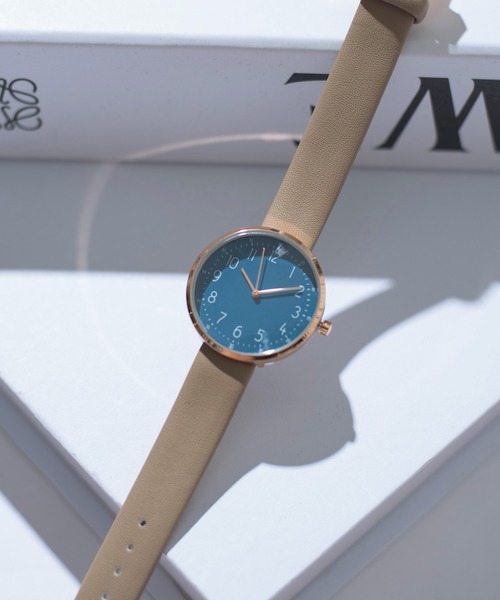 SETUP7（セットアップセブン）の「【SETUP7】クラシカルバンド ジーナウォッチ ※ YM017 FW（アナログ腕時計・レディース・ホワイト/ブラック/ブラウン/グレー・FREE）」の3枚目の写真