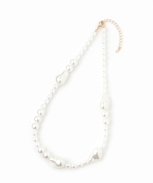 パール風デザインネックレス ネックレス Lakole ラコレ のファッション通販 Zozotown パール風デザインネックレス ネックレス Lakole ラコレ のファッション通販 Zozotown