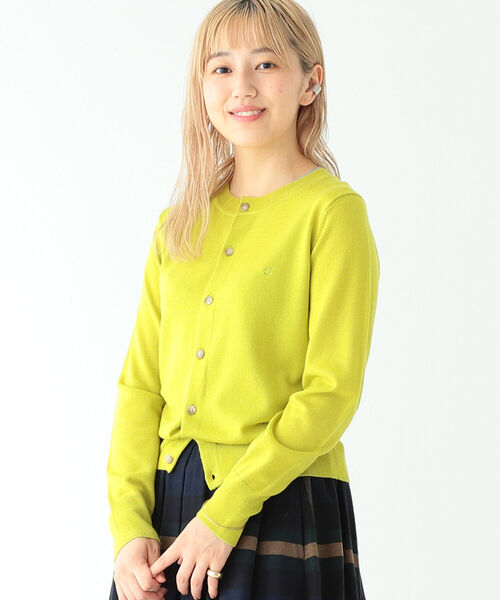 BEAMS BOY(ビームスボーイ)の「BEAMS BOY / 12ゲージ BB エンブロイダリー カーディガン(カーディガン/ボレロ・レディース・ベージュ/レッド/オリーブ/ミント・1/0)」の22枚目の写真