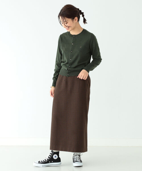 BEAMS BOY(ビームスボーイ)の「BEAMS BOY / 12ゲージ BB エンブロイダリー カーディガン(カーディガン/ボレロ・レディース・ベージュ/レッド/オリーブ/ミント・1/0)」の19枚目の写真