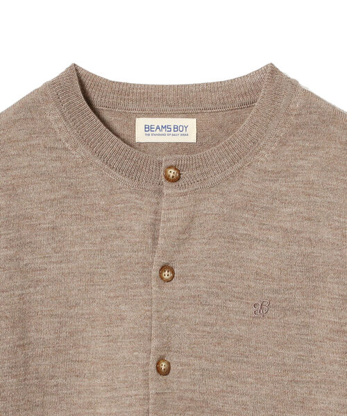 BEAMS BOY(ビームスボーイ)の「BEAMS BOY / 12ゲージ BB エンブロイダリー カーディガン(カーディガン/ボレロ・レディース・ベージュ/レッド/オリーブ/ミント・1/0)」の17枚目の写真