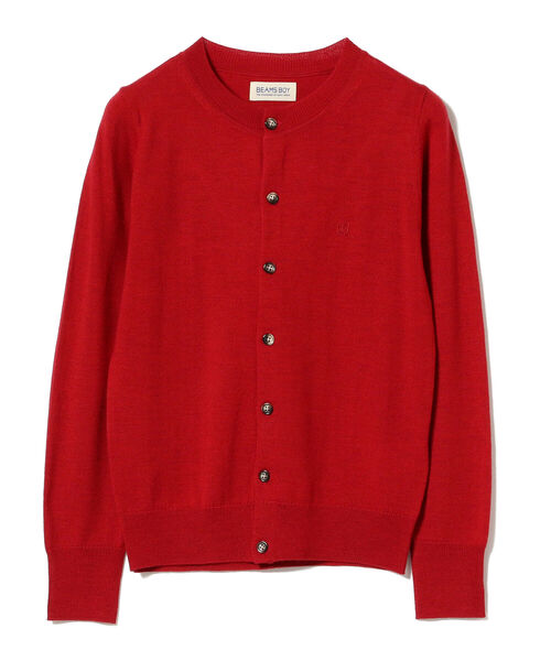 BEAMS BOY(ビームスボーイ)の「BEAMS BOY / 12ゲージ BB エンブロイダリー カーディガン(カーディガン/ボレロ・レディース・ベージュ/レッド/オリーブ/ミント・1/0)」の11枚目の写真