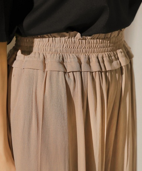 Bou Jeloud（ブージュルード）の「パイピングギャザーパンツ（その他パンツ・レディース・ベージュ/ライトカーキ・FREE）」の12枚目の写真