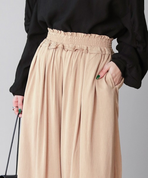 Bou Jeloud（ブージュルード）の「パイピングギャザーパンツ（その他パンツ・レディース・ベージュ/ライトカーキ・FREE）」の17枚目の写真