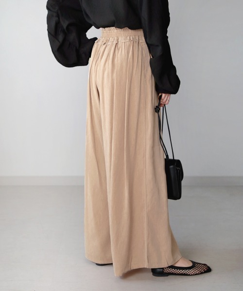 Bou Jeloud（ブージュルード）の「パイピングギャザーパンツ（その他パンツ・レディース・ベージュ/ライトカーキ・FREE）」の21枚目の写真
