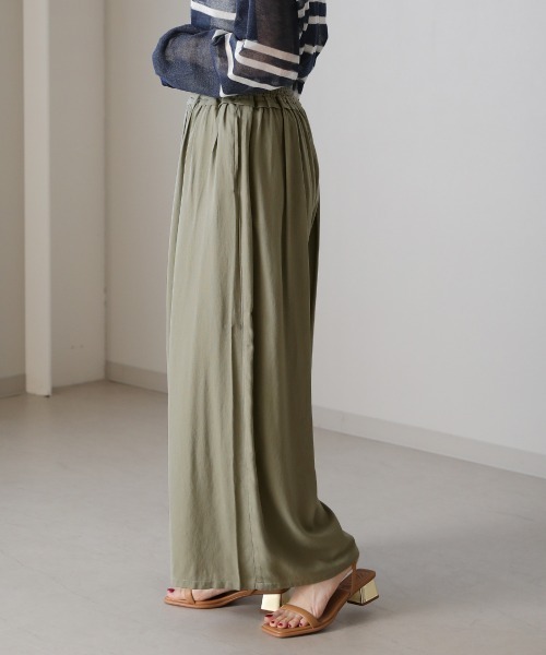 Bou Jeloud（ブージュルード）の「パイピングギャザーパンツ（その他パンツ・レディース・ベージュ/ライトカーキ・FREE）」の13枚目の写真