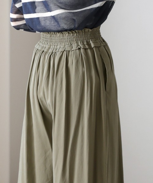 Bou Jeloud（ブージュルード）の「パイピングギャザーパンツ（その他パンツ・レディース・ベージュ/ライトカーキ・FREE）」の15枚目の写真