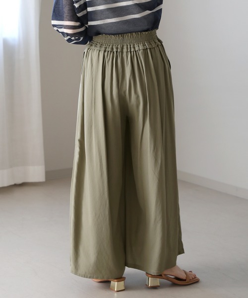 Bou Jeloud（ブージュルード）の「パイピングギャザーパンツ（その他パンツ・レディース・ベージュ/ライトカーキ・FREE）」の16枚目の写真