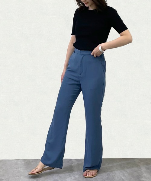 4youstory（フォーユーストーリー）の「バックオープンTシャツ（Tシャツ/カットソー・レディース・ブラック/オフホワイト/モカ・FREE）」の15枚目の写真