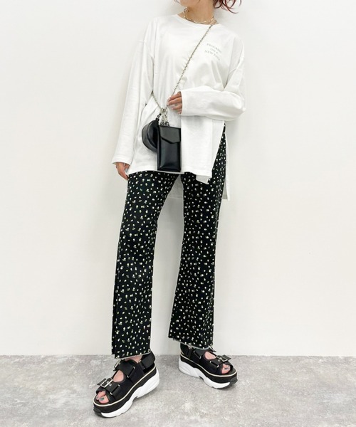 Heather（ヘザー）の「【裾が選べるTシャツ】アソートヘムロンTEE　959983（Tシャツ/カットソー・レディース・ホワイト系その他2/ホワイト系その他3/ホワイト系その他・FREE）」の7枚目の写真