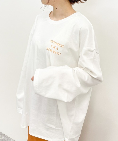 Heather（ヘザー）の「【裾が選べるTシャツ】アソートヘムロンTEE　959983（Tシャツ/カットソー・レディース・ホワイト系その他2/ホワイト系その他3/ホワイト系その他・FREE）」の11枚目の写真