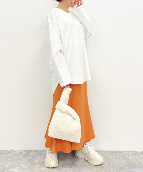 Heather（ヘザー）の「【裾が選べるTシャツ】アソートヘムロンTEE　959983（Tシャツ/カットソー・レディース・ホワイト系その他2/ホワイト系その他3/ホワイト系その他・FREE）」の13枚目の写真