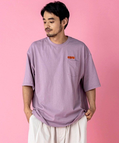 KGFR(カガフリ)の「KGFR(カガフリ)MEANY PEOPLE刺繍カットソー/Tシャツ/TEE/ベア(Tシャツ/カットソー・メンズ・ホワイト/ブラック/ベージュ/パープル・M/L)」の7枚目の写真