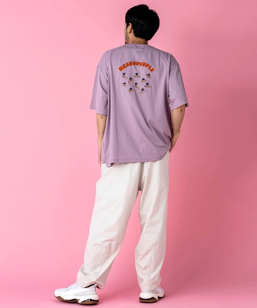 KGFR(カガフリ)の「KGFR(カガフリ)MEANY PEOPLE刺繍カットソー/Tシャツ/TEE/ベア(Tシャツ/カットソー・メンズ・ホワイト/ブラック/ベージュ/パープル・M/L)」の8枚目の写真