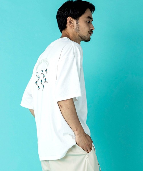KGFR(カガフリ)の「KGFR(カガフリ)MEANY PEOPLE刺繍カットソー/Tシャツ/TEE/ベア(Tシャツ/カットソー・メンズ・ホワイト/ブラック/ベージュ/パープル・M/L)」の10枚目の写真