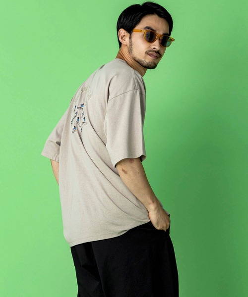 KGFR(カガフリ)の「KGFR(カガフリ)MEANY PEOPLE刺繍カットソー/Tシャツ/TEE/ベア(Tシャツ/カットソー・メンズ・ホワイト/ブラック/ベージュ/パープル・M/L)」の22枚目の写真