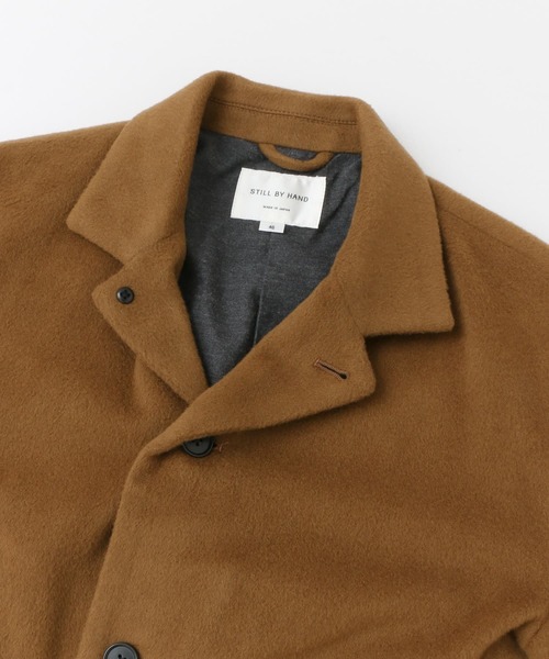 STILL BY HAND(スティルバイハンド)の「STILL BY HAND ライトシャギーカバーオールジャケット(カバーオール・メンズ・キャメル・46)」の2枚目の写真