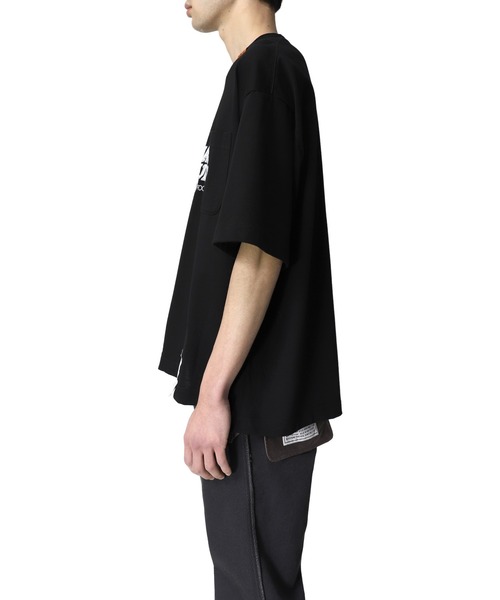 Maison MIHARA YASUHIRO(メゾンミハラヤスヒロ)の「【Maison MIHARA YASUHIRO】 MIHARA YASUHIRO プリンテッドTシャツ/ MIHARA YASUHIRO Printed T-shirt(Tシャツ/カットソー・メンズ・ホワイト/ブラック・46/48/44/50)」の7枚目の写真