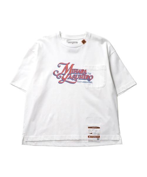 Maison MIHARA YASUHIRO(メゾンミハラヤスヒロ)の「【Maison MIHARA YASUHIRO】 MIHARA YASUHIRO プリンテッドTシャツ/ MIHARA YASUHIRO Printed T-shirt(Tシャツ/カットソー・メンズ・ホワイト/ブラック・46/48/44/50)」の11枚目の写真