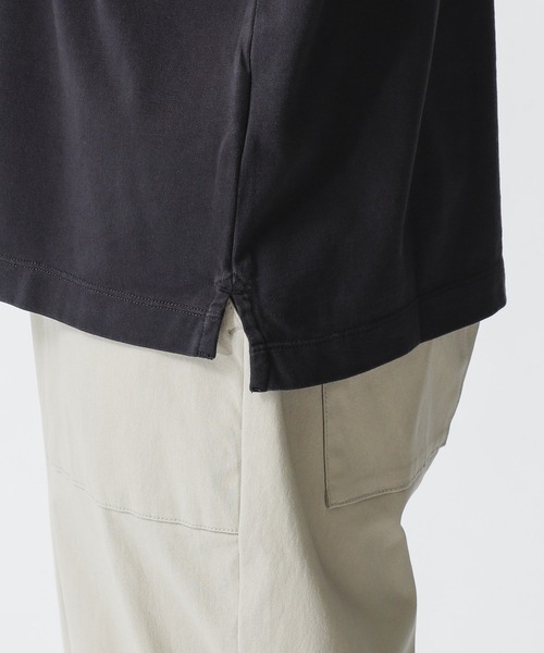 NANO universe(ナノユニバース)の「フェード加工クルーネックカットソー(Tシャツ/カットソー・メンズ・サックスブルー/ホワイト/ブラック・S/L/XL/M)」の4枚目の写真