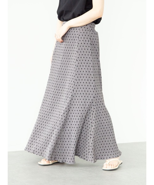ELENCARE DUE（エレンカーレデュエ）の「・ELENCARE DUE ドットヨウリュウスカート＊（スカート・レディース・チャコールグレー/ブラック/ベージュ/ネイビー・FREE）」の3枚目の写真