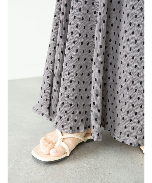 ELENCARE DUE（エレンカーレデュエ）の「・ELENCARE DUE ドットヨウリュウスカート＊（スカート・レディース・チャコールグレー/ブラック/ベージュ/ネイビー・FREE）」の9枚目の写真