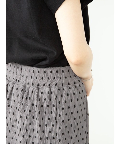 ELENCARE DUE（エレンカーレデュエ）の「・ELENCARE DUE ドットヨウリュウスカート＊（スカート・レディース・チャコールグレー/ブラック/ベージュ/ネイビー・FREE）」の10枚目の写真